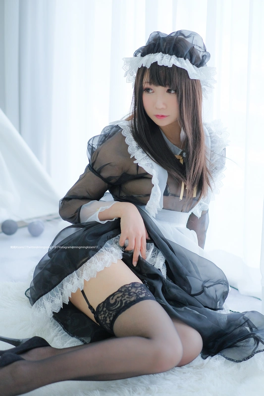 透明メイド服 写真+自撮り - 铭铭Kizami